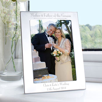 Personalised Mother & Father of the Groom 5x7 Photo Frame