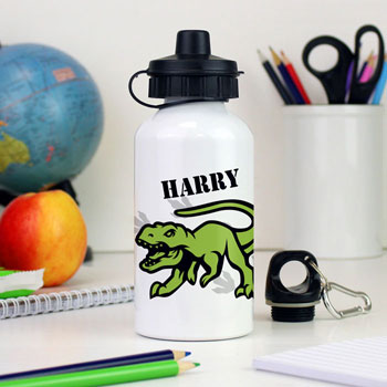 Personalised Kid's Dinosaur Drinks Water Bottle