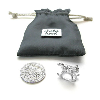 Personalised Sterling Silver Childhood Keepsake Pouch