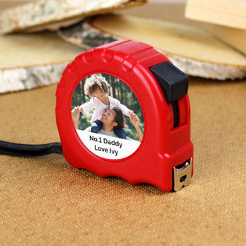 Personalised Photo Upload Tape Measure DIY Gift